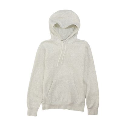 Gray Solid Hoodie Pullover