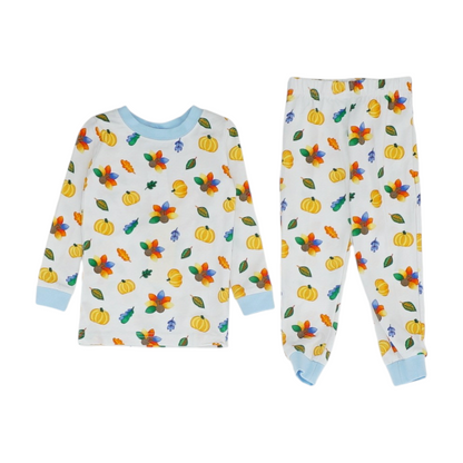 Multi Graphic Pajama Set