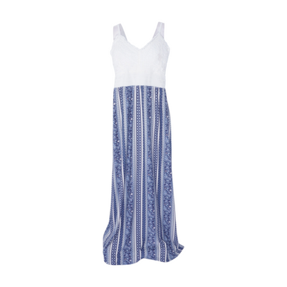 Blue Plus Floral Maxi Dress