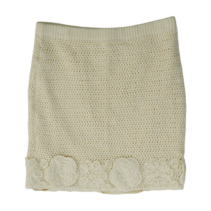 Cream Mini Skirt