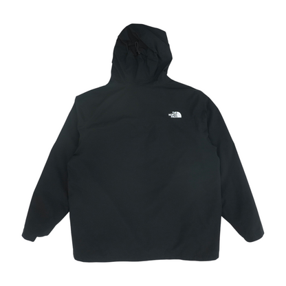 Black Solid Rain Jacket