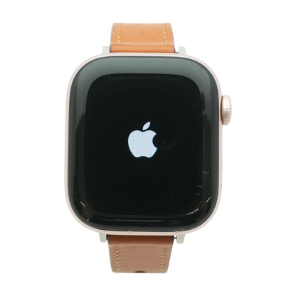 42mm Series 10 Rose Gold Smartwatch Brown Band S/M
