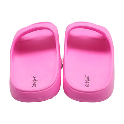 Pink Athletic Slides