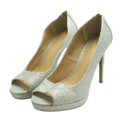 Silver Stiletto Heels