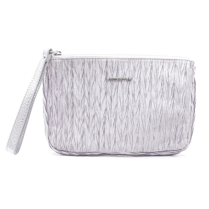 Silver Wristlet Wallet