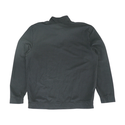 Black Solid 1/4 Zip Pullover
