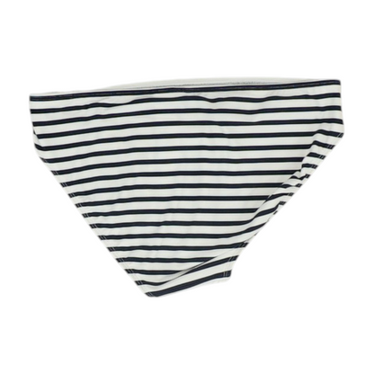 White Striped Swim Bottom