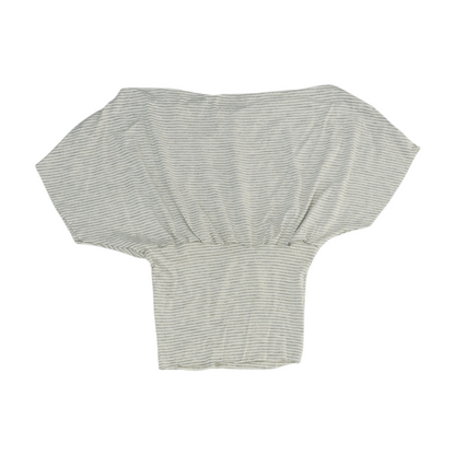 Gray Striped Blouse