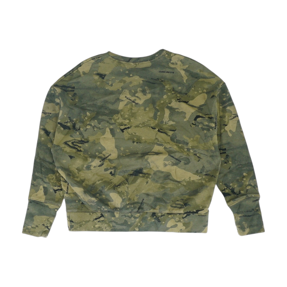 Green Camo Sweatshirt Pullover
