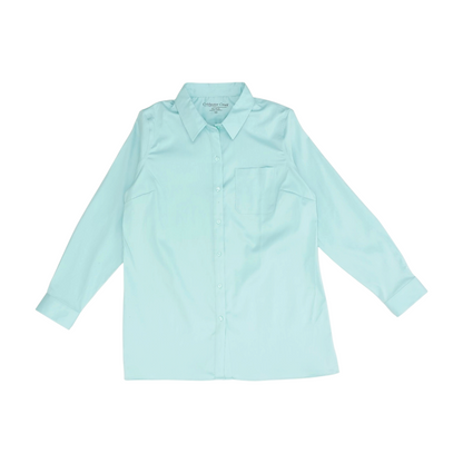 Green Button Down