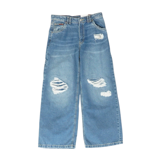 Blue Solid Jeans