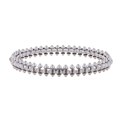 18K White Gold Bangle Bracelet