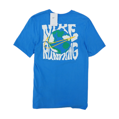 Blue Solid T-Shirt