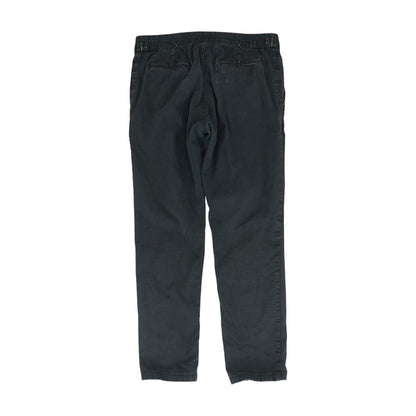 Navy Solid Khaki Pants