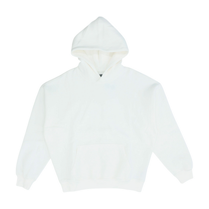 Ivory Solid Hoodie Pullover