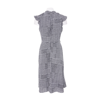 Black Print Midi Dress