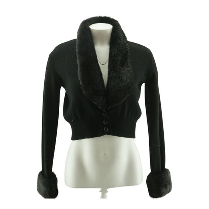 Black Cropped Sweater