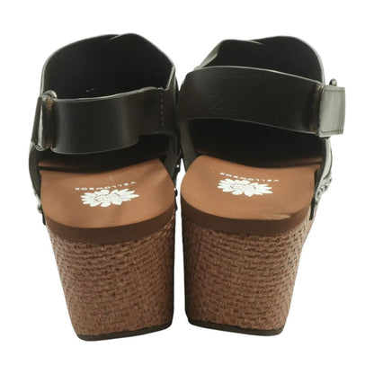 Brown Wedged Sandals