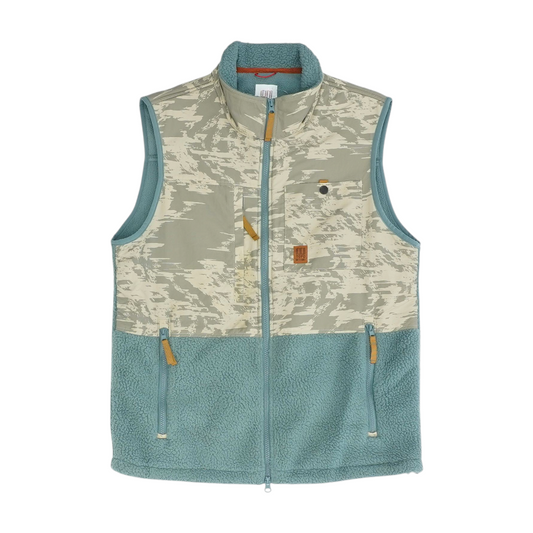Beige Abstract Vest
