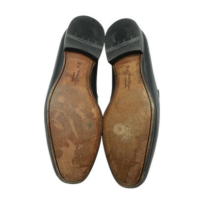 Black Moccasin with Gancini Ornament