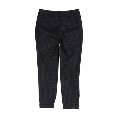 Navy Plaid Pants