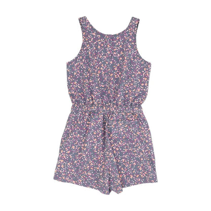 Gray Graphic Romper