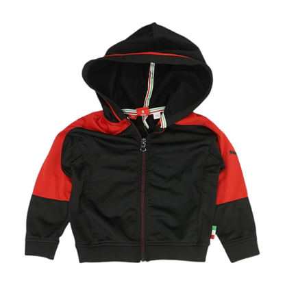 Black Color Block Jacket