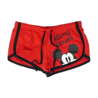 Red Print Active Shorts