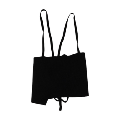Black Cropped Blouse