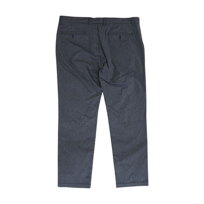 Navy Striped Casual Pants