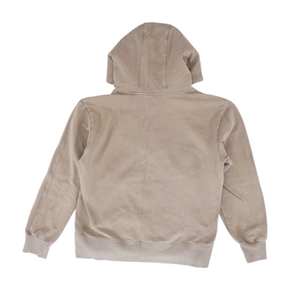Brown Solid Hoodie Pullover