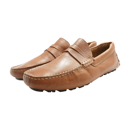 Brown Slip-On Dress Shoes