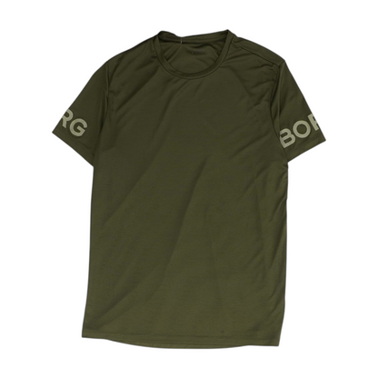 Green Solid Active T-Shirt