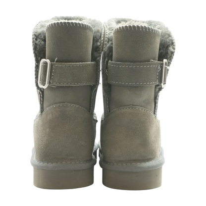 Gray Ankle Boots
