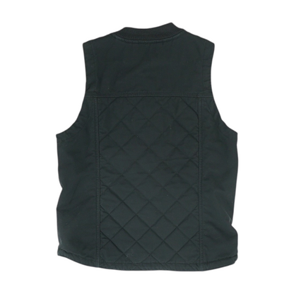 Black Solid Vest