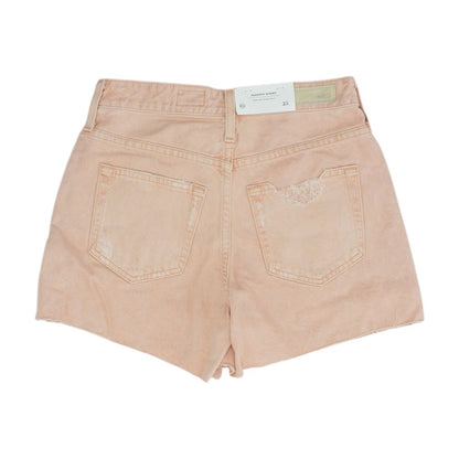 Peach Denim Shorts