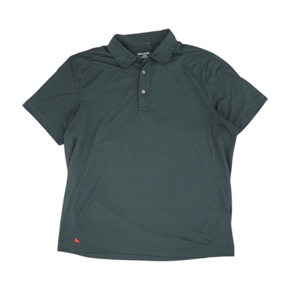 Charcoal Solid Short Sleeve Polo