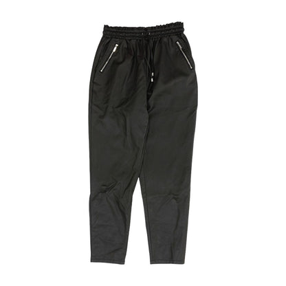 Black Solid Pants