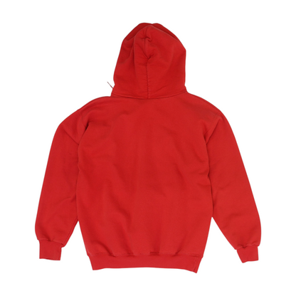 Red Solid Hoodie Pullover
