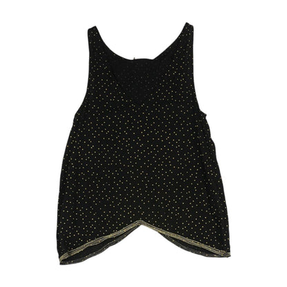Black Polka Dot Tank T-Shirt