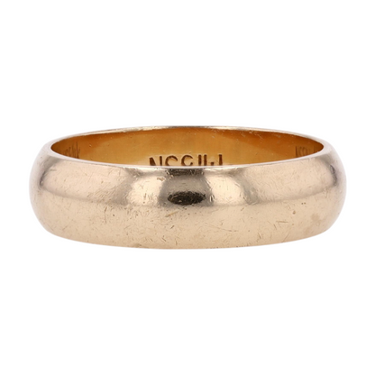 14K Yellow Gold Band Ring