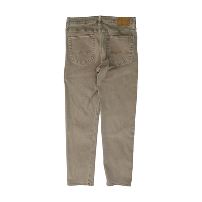 Brown Straight Jeans
