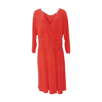 Red Plus Midi Dress
