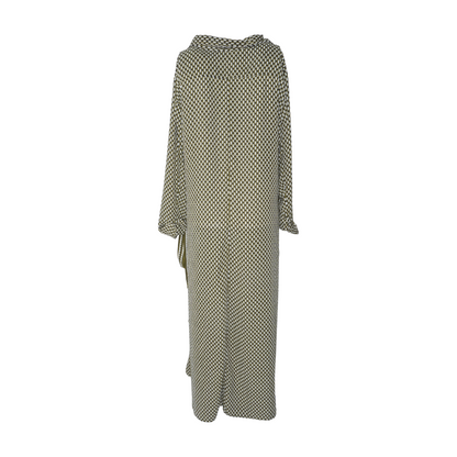 Green Polka Dot Midi Dress