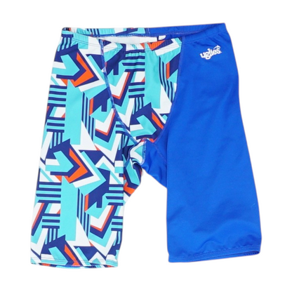 Blue Color Block Swim Bottom