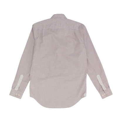 Pink Check Long Sleeve Button Down