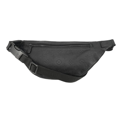 Black Discovery Bumbag PM in Monogram Shadow Leather