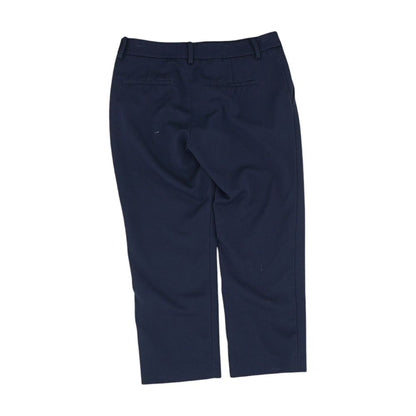 Navy Solid Dress Pants