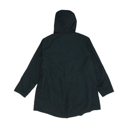 Black Plus Solid Rain Coat
