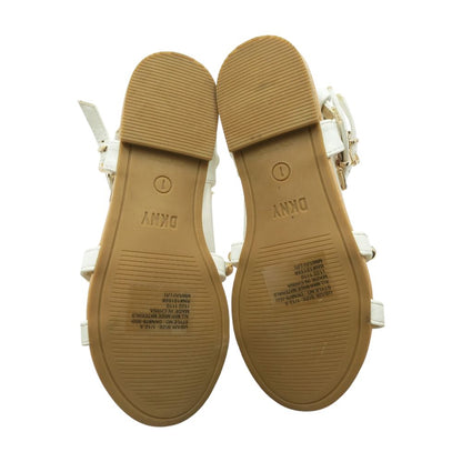 Gladiator White Sandals